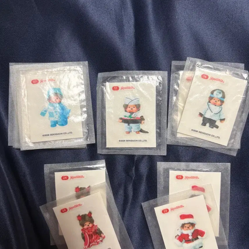 [BUNJANG] Monchhichi Jelly Stickers / 몬치치젤리 띠부씰 교환또는 판매