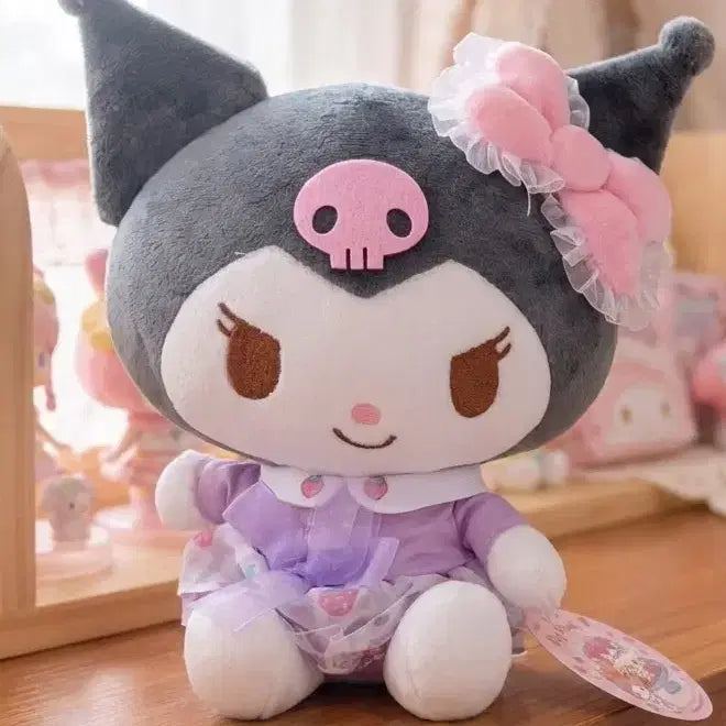 [BUNJANG] Kuromi 45th Anniversary Strawberry Cake Limited Edition Plush Doll / 쿠로미 45주년 딸기케이크 한정판 인형 누이