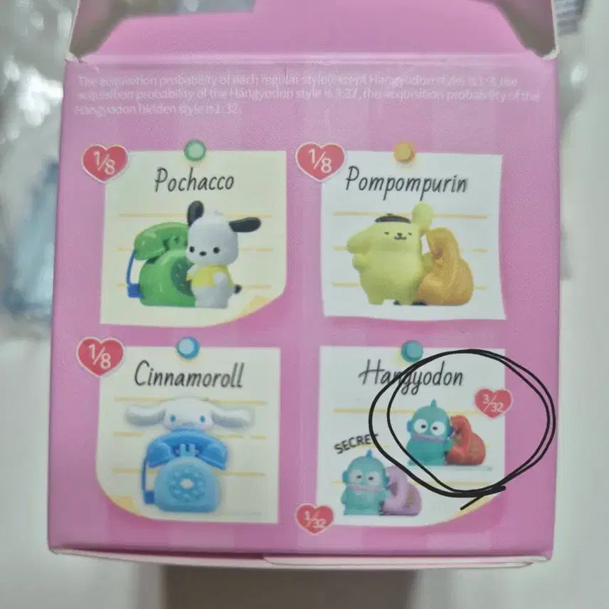 [BUNJANG] Sanrio Characters Hangyodon Figure with Telephone / 산리오 캐릭터즈 피규어 한교동 전화기