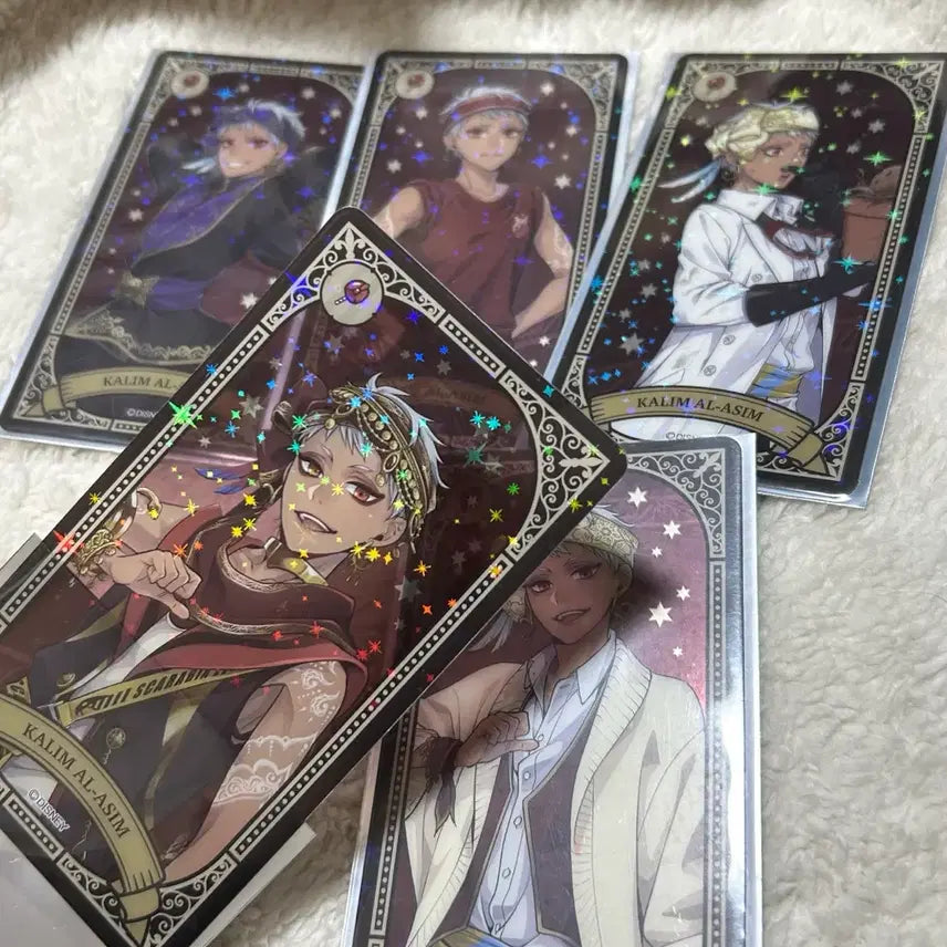 [BUNJANG] Twisted Wonderland Karim Al-Azim Scarabia Clear Card Sheet Bundle Set / 트위스테 카림 알아짐 스카라비아 클리어카드 시트 아르카나 굿즈 일괄