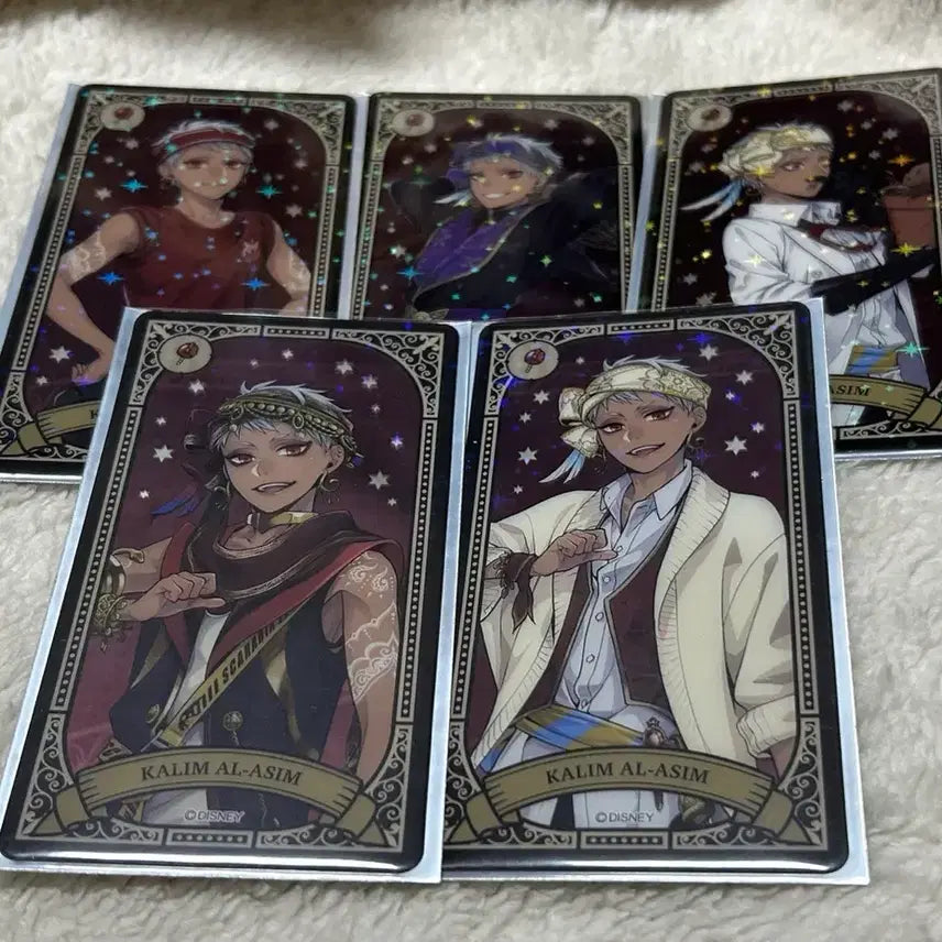 [BUNJANG] Twisted Wonderland Karim Al-Azim Scarabia Clear Card Sheet Bundle Set / 트위스테 카림 알아짐 스카라비아 클리어카드 시트 아르카나 굿즈 일괄