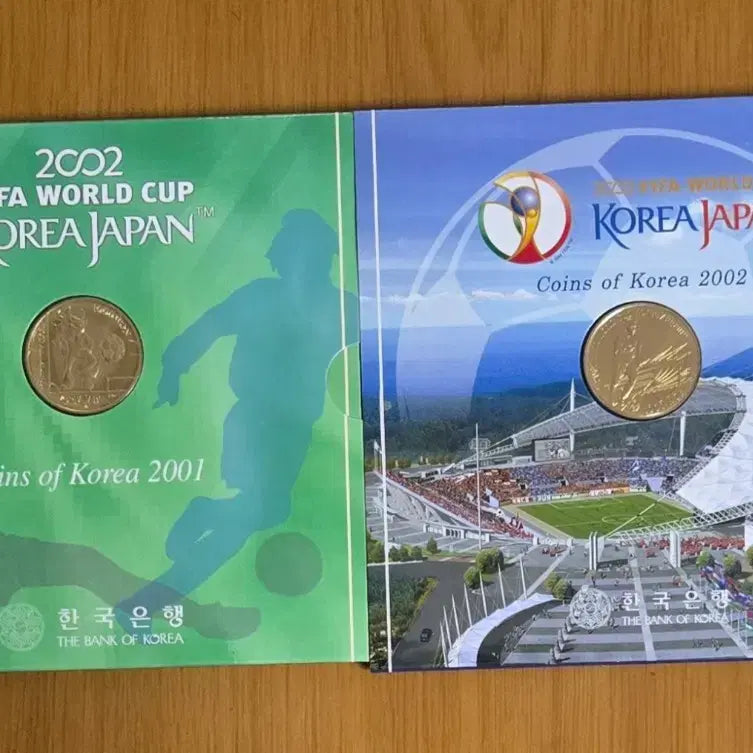 [BUNJANG] 2002 FIFA World Cup Korea/Japan Commemorative Coin Set / 2002 FIFA 월드컵 기념 주화 코리아/재팬 2001 2002
