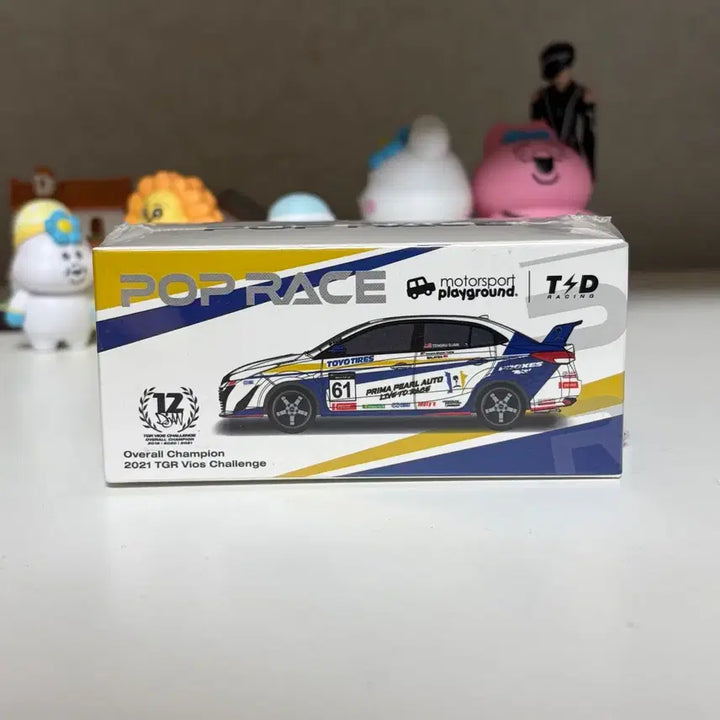 [SOLD OUT] 1:64 팝레이스 2021 TGR Vios Challenge 다이캐스트