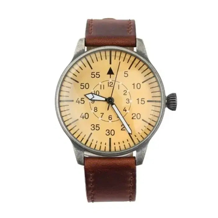 [BUNJANG] Vintage Pilot Watch Yellow Dial / 빈티지 파일럿 시계 옐로우 다이얼
