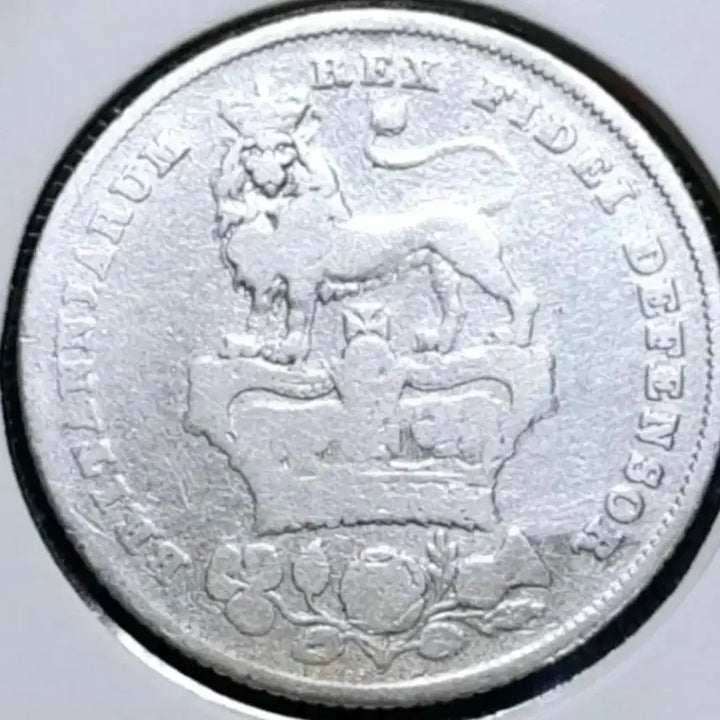 [BUNJANG] Great Britain 1826 George IV 1 Shilling Silver Coin / [은화]영국 1826년 조지4세 1실링.외국주화 화폐 동전 주화