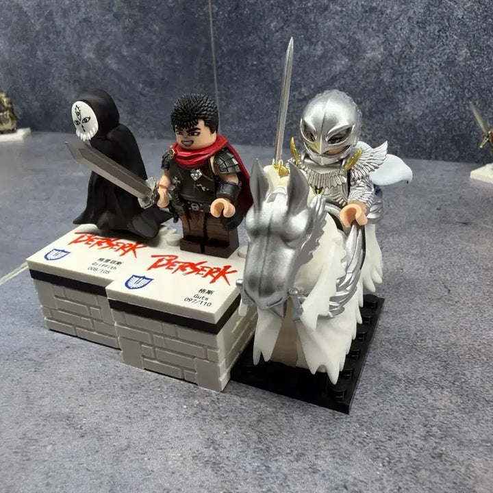[BUNJANG] NCS Berserk Guts &amp; Griffith Custom Lego Bundle Set / NCS 베르세르크 청년 가츠 &amp; 그리피스 일괄 커스텀 레고
