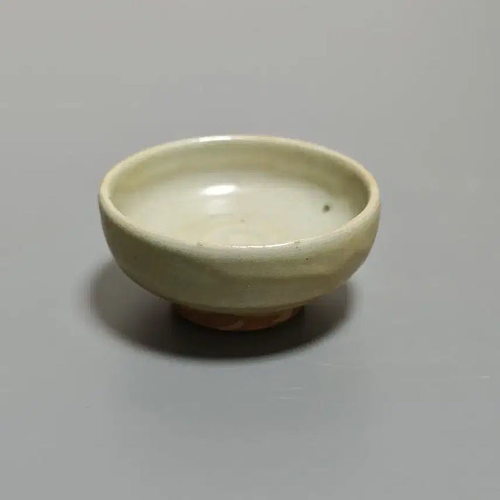 [BUNJANG] Yuan-Late Ming-Early Joseon Period White Porcelain Inner Spiral Pattern Bowl Teacup - Chinese Antique Porcelain / [진품] 출토품 원말 명초 백자 내저선문 완 찻잔 중국도자기 골동품