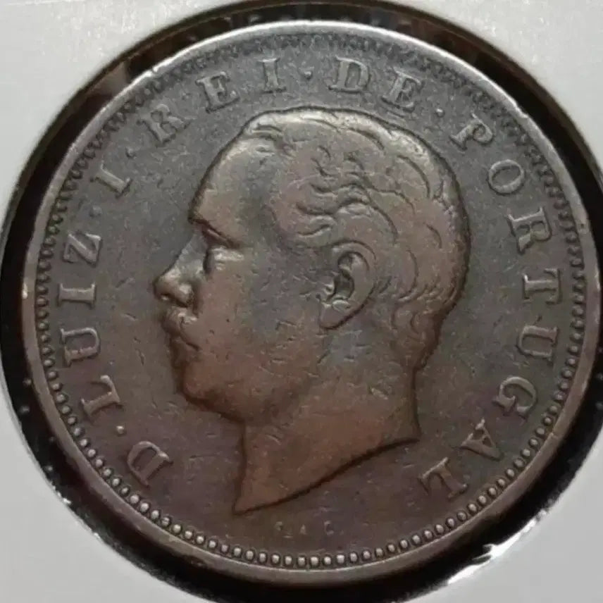 [BUNJANG] Portugal 1883 King Luís I 20 Reis Large Coin / 포르투칼 1883년 루이스1세 20레이스 대형주화.외국주화 주화 화폐 동