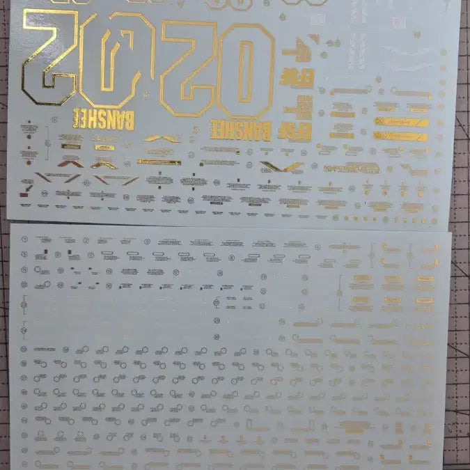[BUNJANG] Daban PG Banshee Norn Gundam Armed Armor Decals / 다반PG밴시노른건담+암드아머+데칼