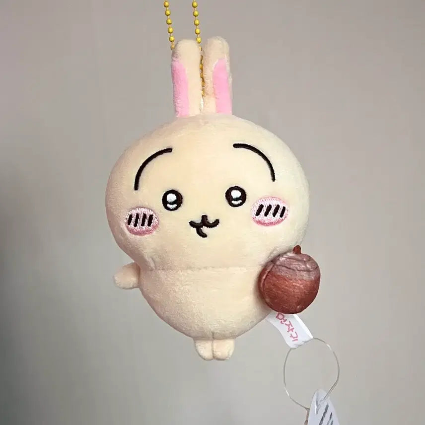[BUNJANG] Chiikawa Usagi Rabbit Stress Ball Keyring Plush / 치이카와 우사기 먼작귀 토끼 스트레스볼 키링 인형