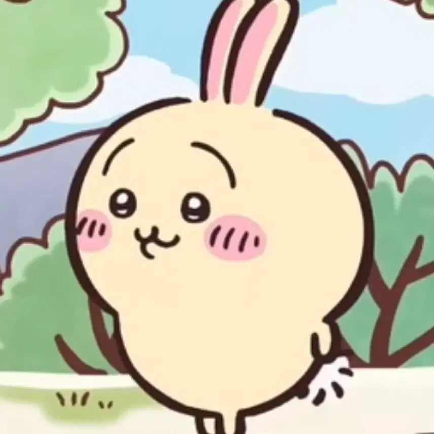 [BUNJANG] Chiikawa Usagi Rabbit Stress Ball Keyring Plush / 치이카와 우사기 먼작귀 토끼 스트레스볼 키링 인형
