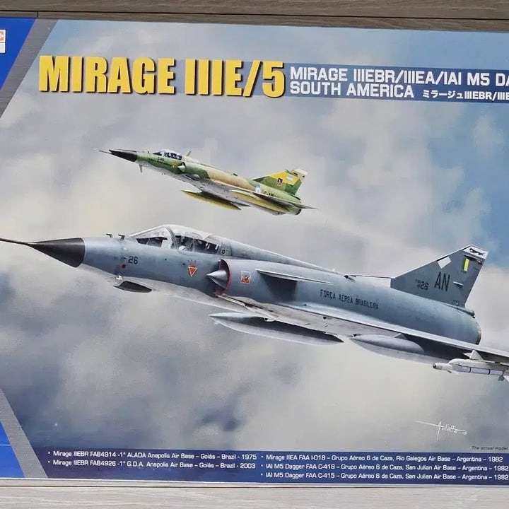 [BUNJANG] Kinetic 1/48 Mirage III/5 Military Plastic Model Kit / 키네틱 1/48 Mirage III/5 밀리터리 프라모델