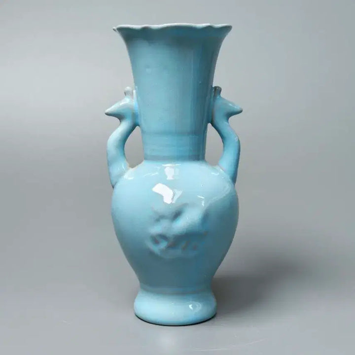 [BUNJANG] Goryeo Dynasty Celadon Vase with Phoenix Motif / 송대 여요 청자 봉황이 부착된 화병 중국도자기 골동품 고미술품 수집품