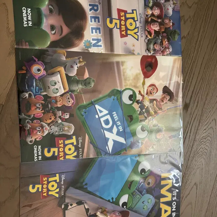 [BUNJANG] Toy Story 5 Movie Poster Set (IMAX, 4DX, ScreenX) / 토이 스토리 5 영화 포스터 3종 (IMAX,4DX,스크린X)
