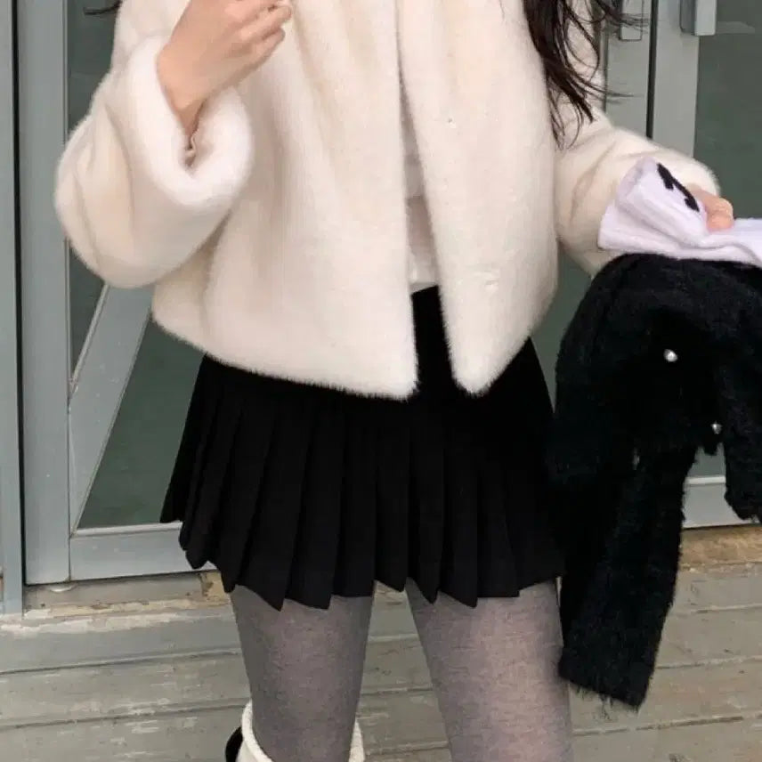 [BUNJANG] ONT Faux Fur Jacket / 온트 퍼자켓