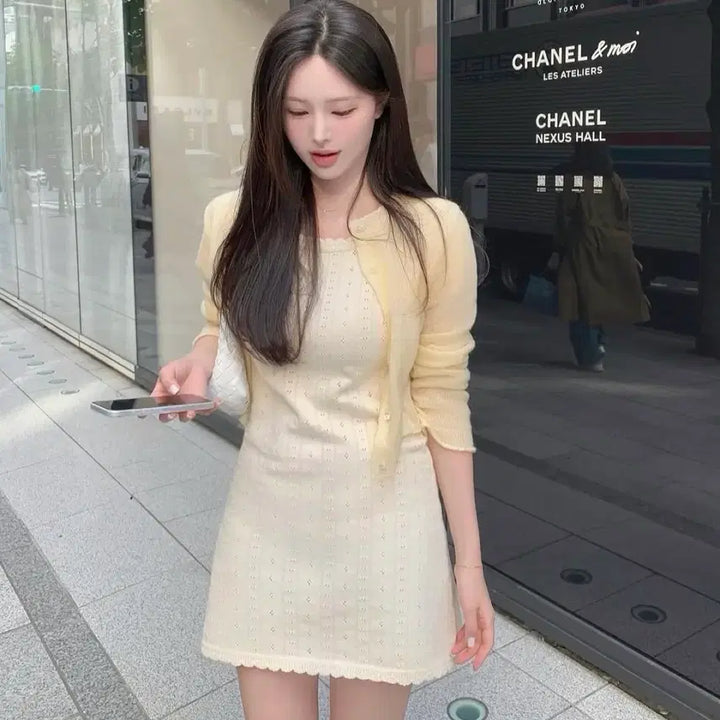 [BUNJANG] Minete Mini Dress / 샵미네트 minete 원피스