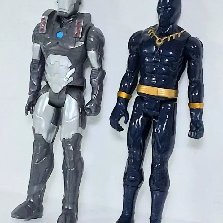 [BUNJANG] Black Panther &amp; War Machine 30cm Figure Set / 블랙팬서 &amp; 워머신 피규어 (높이30cm)