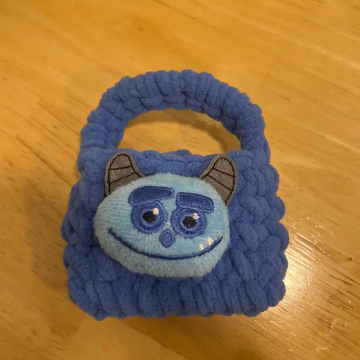 [BUNJANG] Monsters, Inc. Sulley Knit Pouch / 몬스터주식회사 설리반 뜨개 파우치
