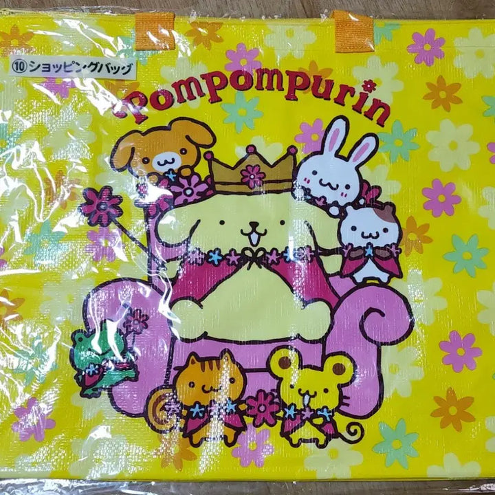 [BUNJANG] Sanrio Pompompurin 30th Anniversary Atari Kuji Number 10 Shopping Bag / 폼폼푸린 30주년 산리오 아타리 쿠지 10번 쇼핑백