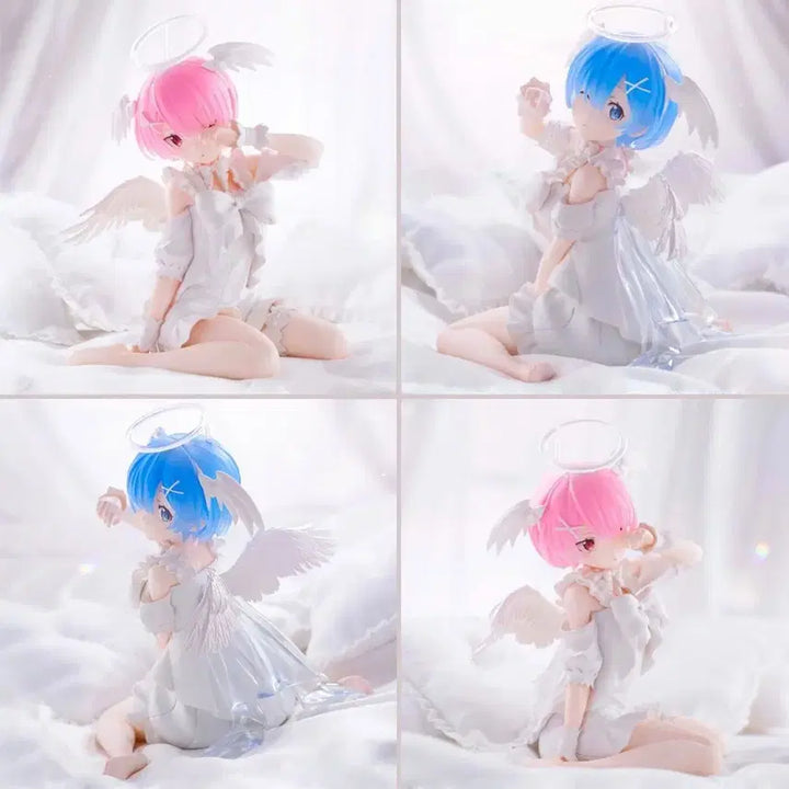 [BUNJANG] Banpresto Re:Zero Rem &amp; Ram Relax Time Sweet Angel Figure (Sealed) / 미개봉 반프레스토 리제로 렘 람 릴렉스 타임 스위트 엔젤 미소녀 피규어