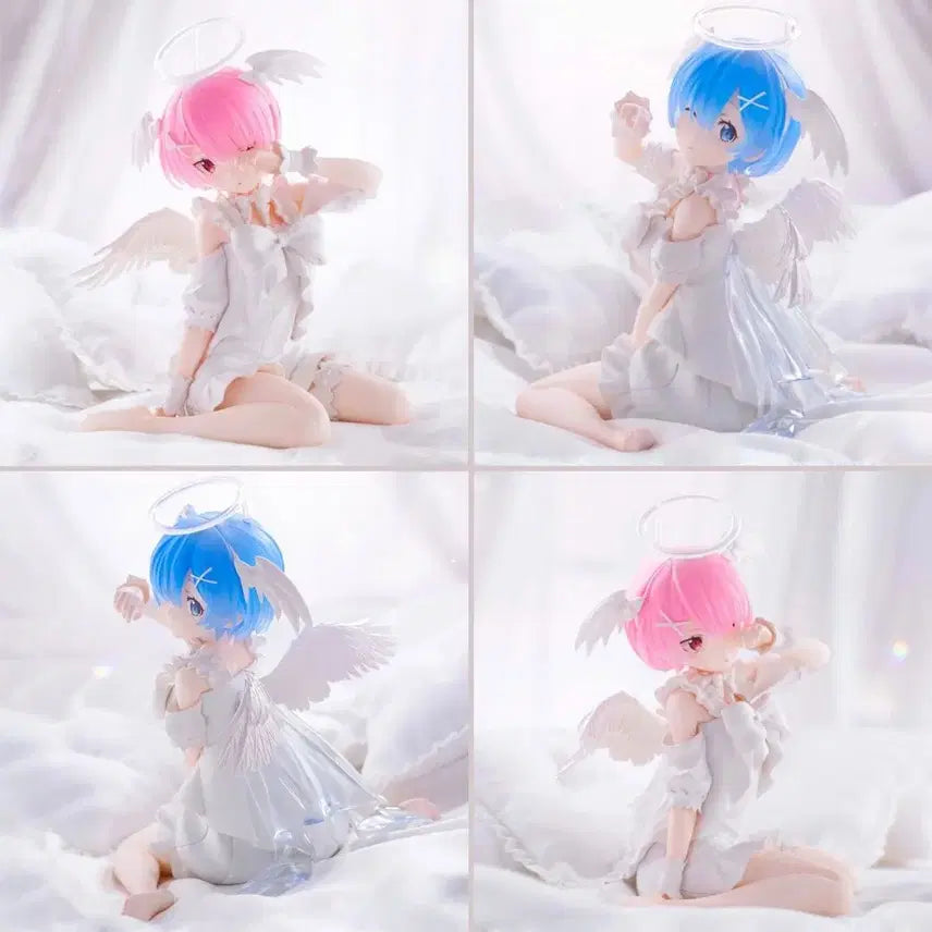 [BUNJANG] Banpresto Re:Zero Rem &amp; Ram Relax Time Sweet Angel Figure (Sealed) / 미개봉 반프레스토 리제로 렘 람 릴렉스 타임 스위트 엔젤 미소녀 피규어