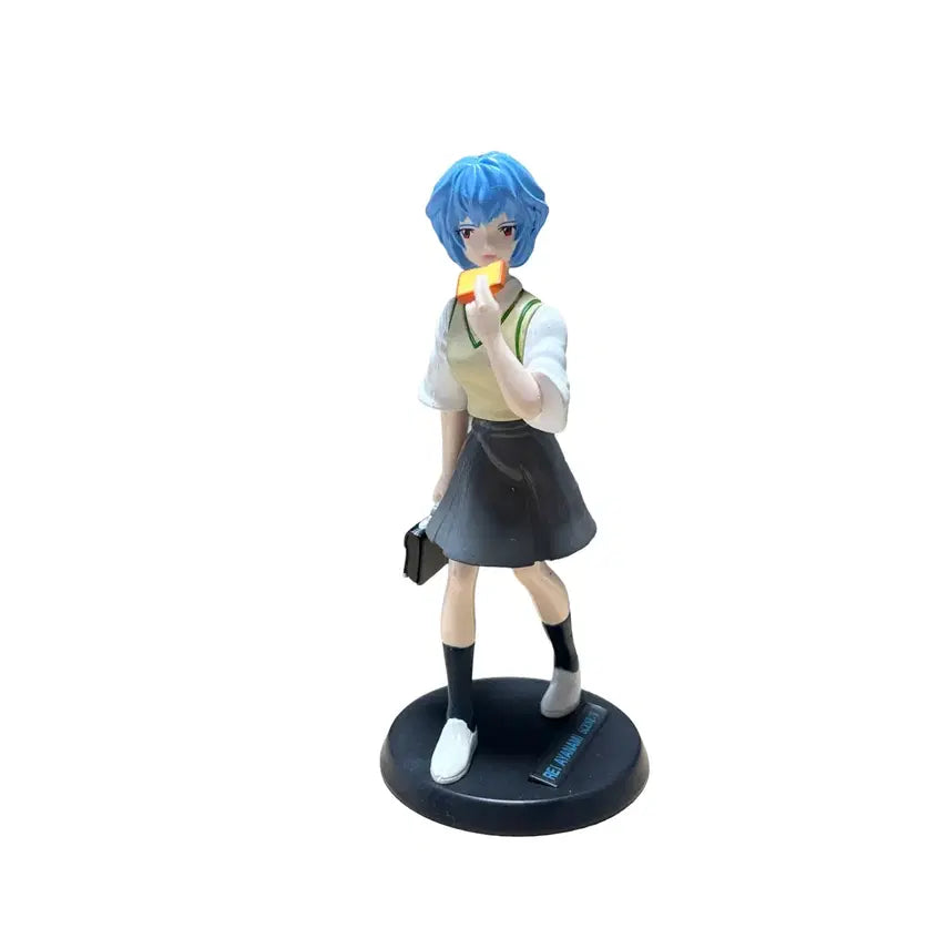 [BUNJANG] Evangelion Rei Ayanami School Uniform Figure / 에반게리온 신극장판 아야나미 레이 식빵 교복 피규어