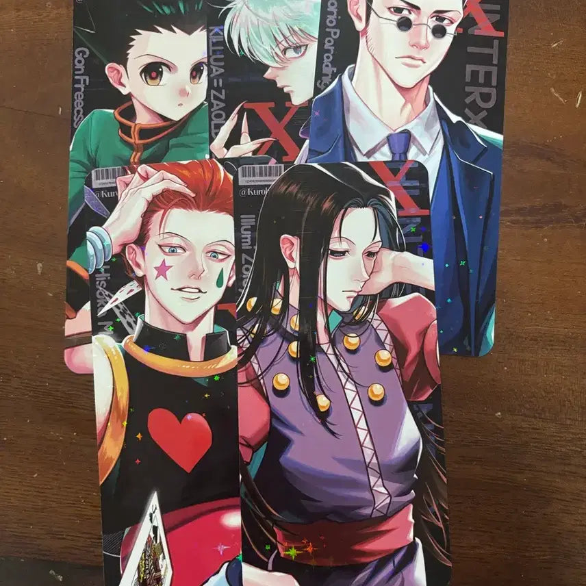 [BUNJANG] Hunter x Hunter Character Card Set / 헌터x헌터 캐릭터 카드 세트