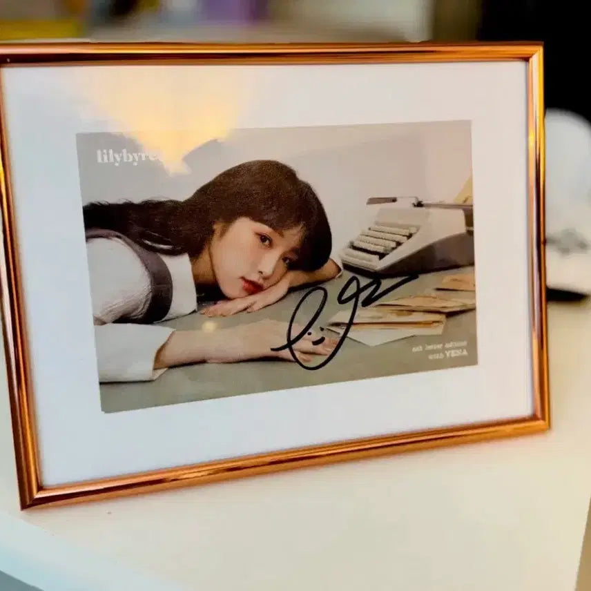 [BUNJANG] Choi Yena Autographed Postcard / 최예나 친필싸인 엽서 (이벤트 당첨 인증가능!!)