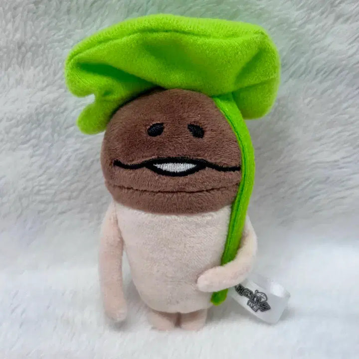 [BUNJANG] Nameko Lotus Leaf Keychain / 나메코 연잎 키링