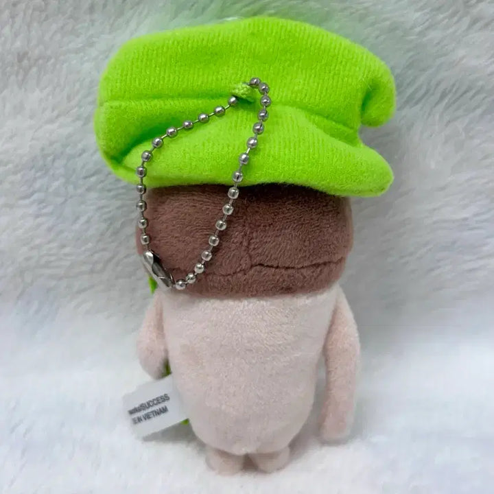 [BUNJANG] Nameko Lotus Leaf Keychain / 나메코 연잎 키링