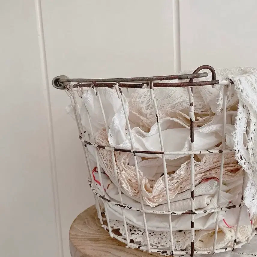 [BUNJANG] French Style Iron Basket / 프렌치 철제바스켓