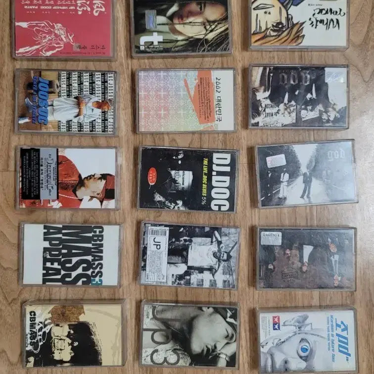[BUNJANG] 1990s Korean K-Pop Cassette Tape Bundle Set / 정품 레트로 90년대 한국 가요 카세트 테이프 19개 일괄판매.