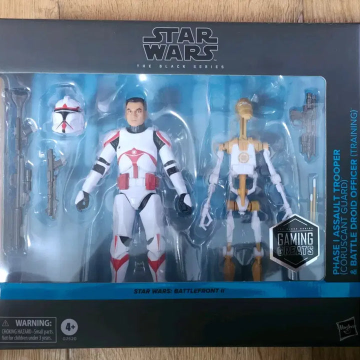 [BUNJANG] Star Wars The Black Series Phase I Clone Trooper &amp; Battle Droid Officer / (미개봉)(택포)스타워즈  블랙시리즈 클론  트루퍼 &amp; 배틀 드로이드