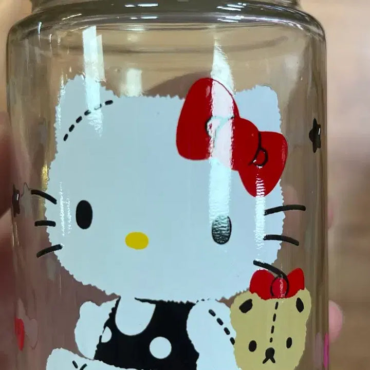 [BUNJANG] Vintage Kitty Glass Jar Pencil Case / 고전키티 / 고전문구 / 고전키티 유리병 / 고전산리오2013
