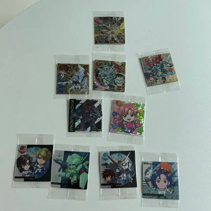 [BUNJANG] SD Gundam Seal Bundle 10 Types / SD 건담 씰 일괄 10종 일괄 판매합니다