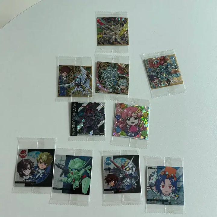 [BUNJANG] SD Gundam Seal Bundle 10 Types / SD 건담 씰 일괄 10종 일괄 판매합니다