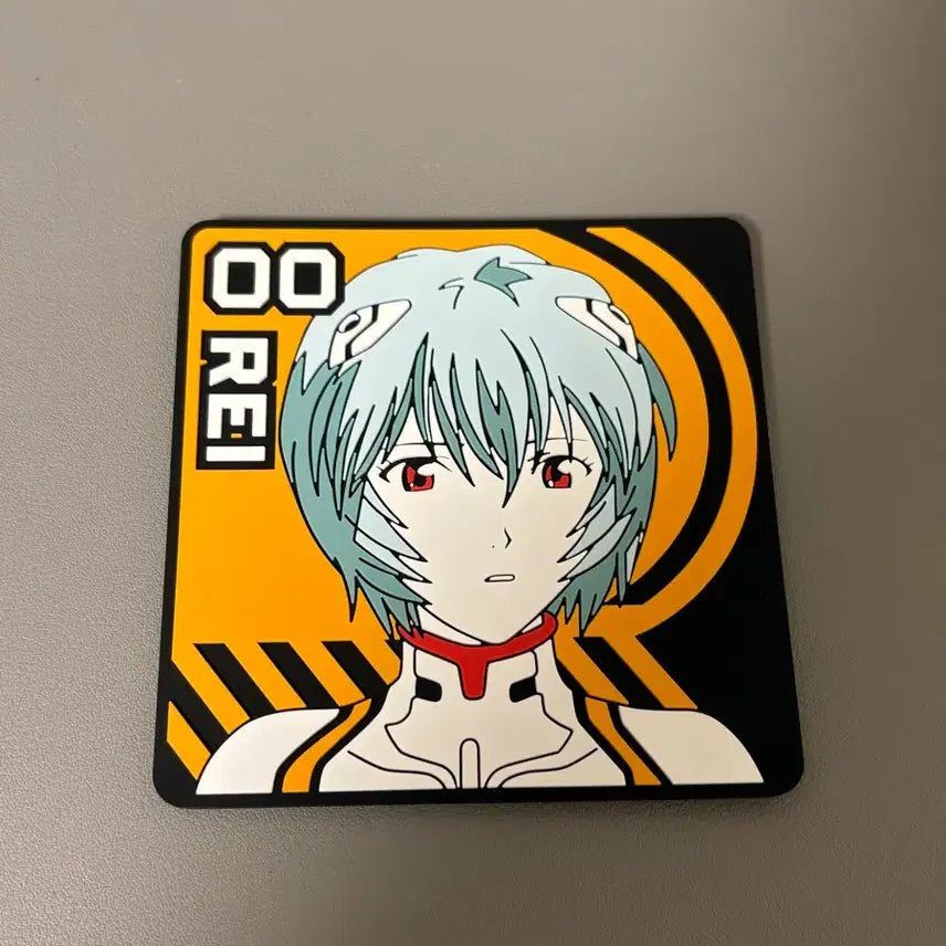 [BUNJANG] Evangelion Rei Ayanami Rubber Coaster / 에반게리온 레이 러버 코스터
