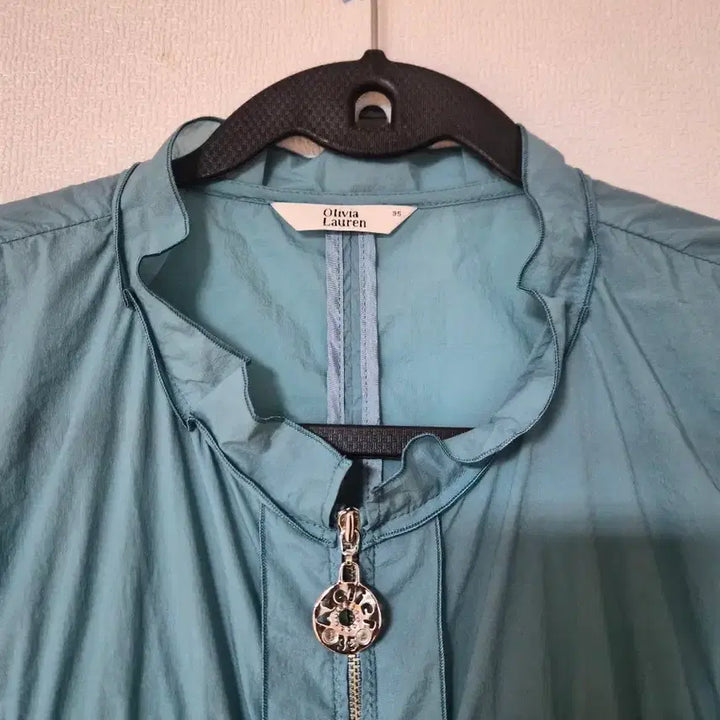 [BUNJANG] Olivia Lauren Blouson Jacket Blue / 올리비아 로렌 블루종 자켓 블루