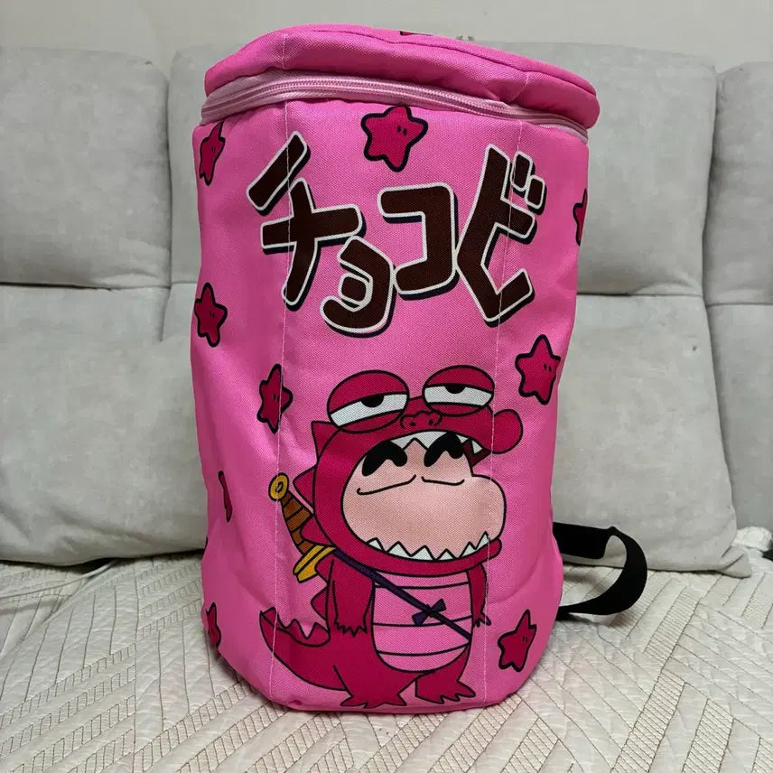 [BUNJANG] Crayon Shin-chan Pink Backpack / 짱구는 못말려 핑크 백팩