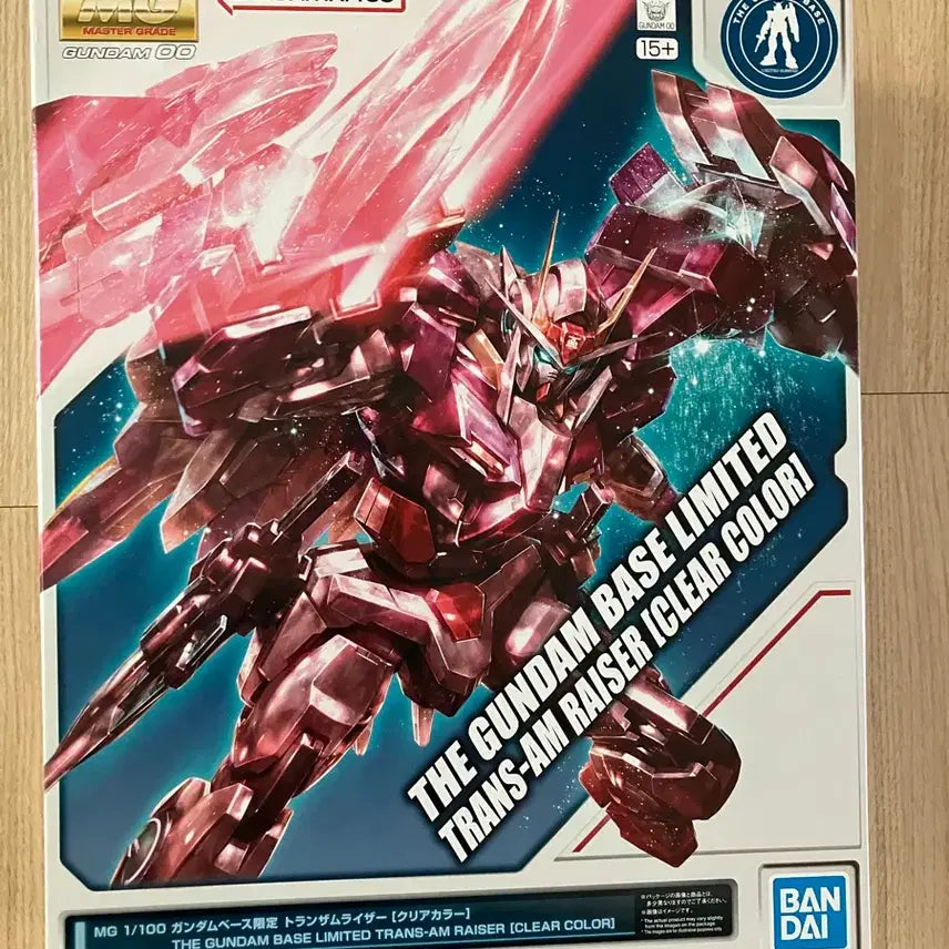 [BUNJANG] Bandai Gundam Base Limited MG Trans-Am Raiser Clear Color / 반다이 건담베이스 한정판 MG 트란잠라이저 클리어 컬러