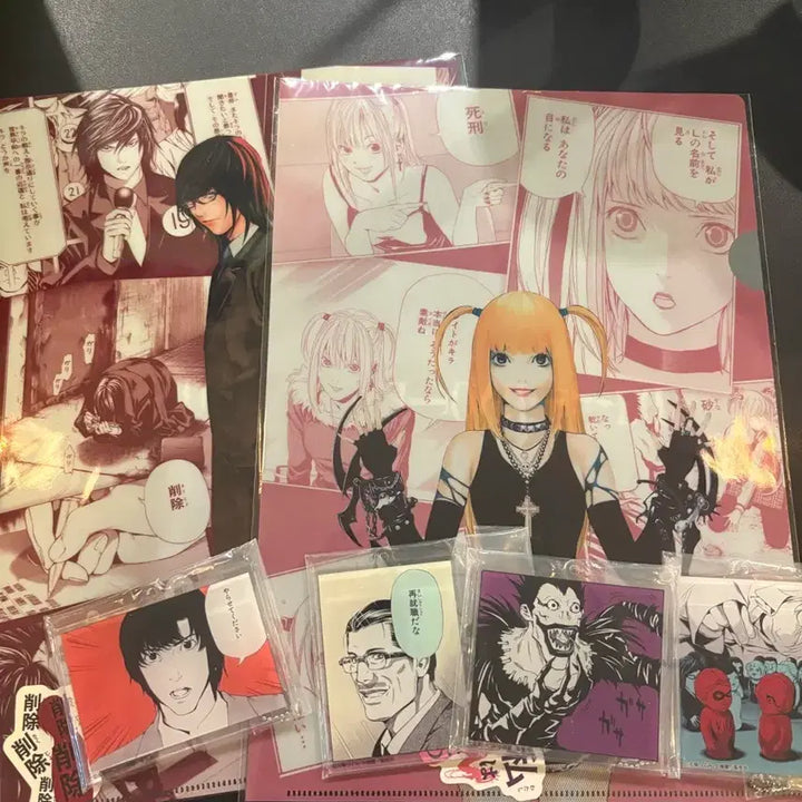 [BUNJANG] Death Note Kuji Prizes Set Cleaner Cloths / 데스노트 쿠지 하위상 일괄 택포