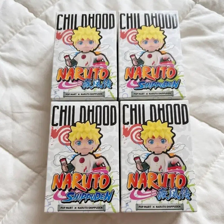 [BUNJANG] Pop Mart Naruto Childhood 4 Types Bundle Set / 나루토 유년기 팝마트 4종 일괄
