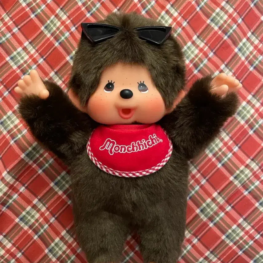 [BUNJANG] M Size Articulated Monchhichi Doll with Sunglasses / 마지막판매) 몬치치 m사이즈 관절인형