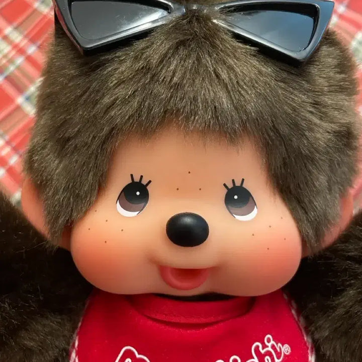 [BUNJANG] M Size Articulated Monchhichi Doll with Sunglasses / 마지막판매) 몬치치 m사이즈 관절인형