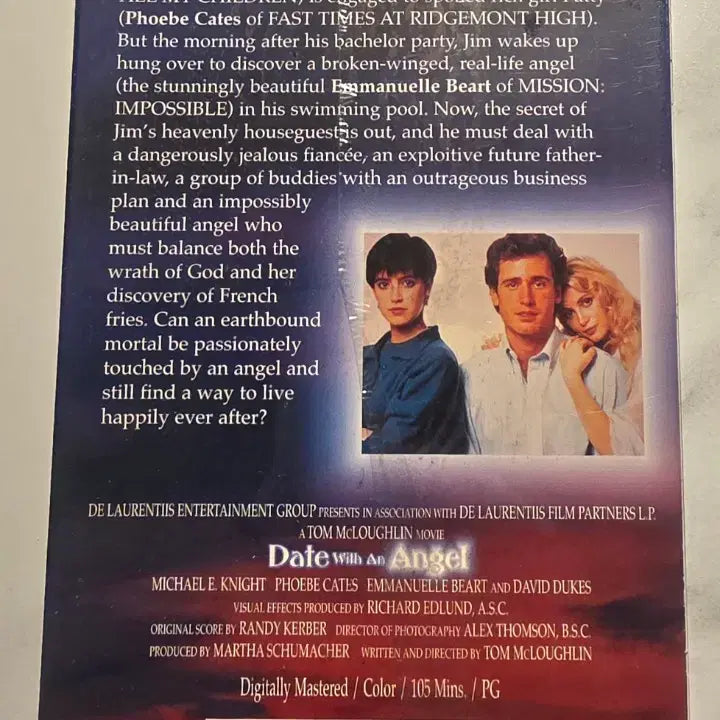 [BUNJANG] Phoebe Cates Date With An Angel VHS / 데이트 위드 앤 엔젤 VHS 비디오 피비케이츠 Phoebe Cates 피비 케이츠