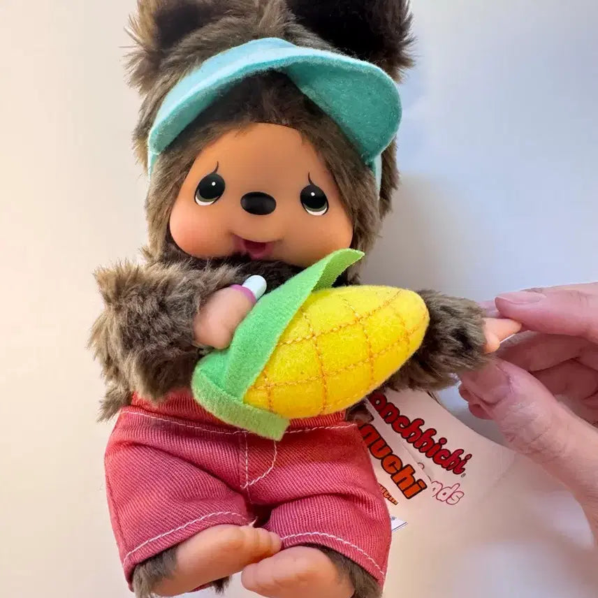 [BUNJANG] Monchhichi Kuma Monmonfarm Corn S Size Rare Item / 희귀템) 몬치치 쿠마 몬몬팜 옥수수 S사이즈