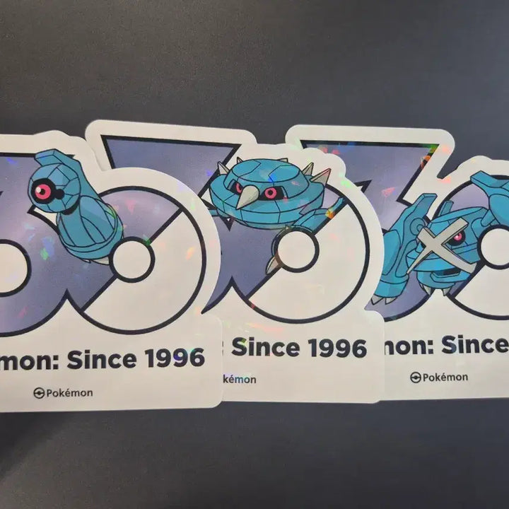 [BUNJANG] Pokemon Metang Metanguru Metal Gloss 30th Anniversary Sticker / 메탕 메탕구 메탈그로스 30주년 포켓몬 스티커