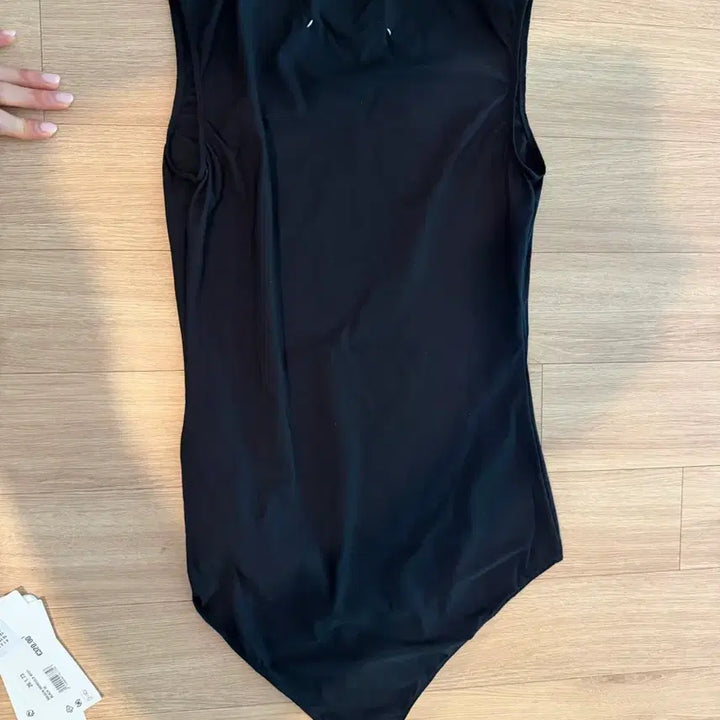 [BUNJANG] Maison Margiela Technical Jersey Bodysuit Top Black Size 38 / 메종 마르지엘라 바디수트탑