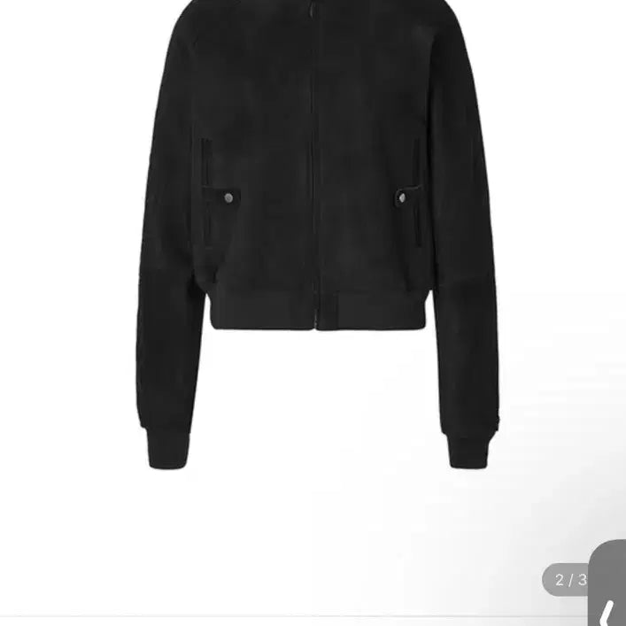 [BUNJANG] ceeci Goat Suede Jumper Black / 씨에씨 ceeci 고트 스웨이드 점퍼 블랙