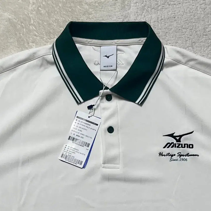 [BUNJANG] Mizuno Collar T-Shirt (M) / 새상품 미즈노 카라티